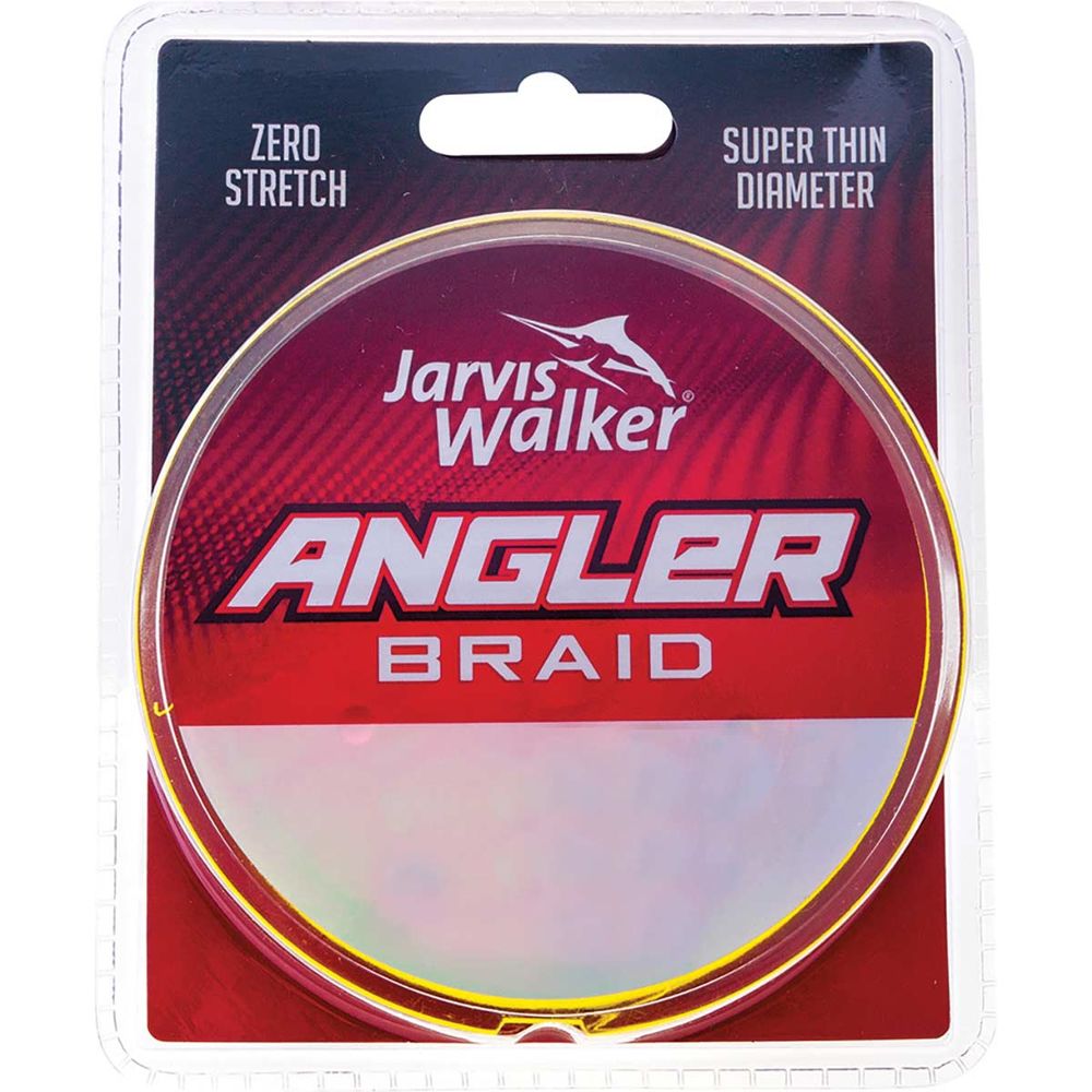 Jarvis Walker Angler 150yds Yellow Braided Fishing Line