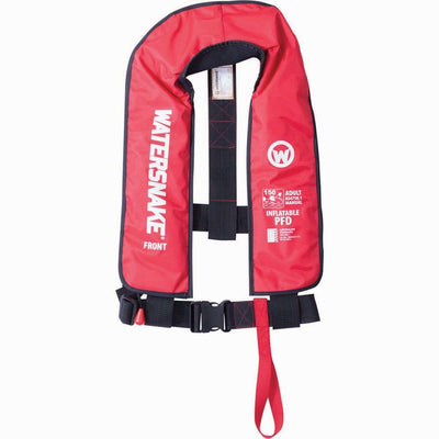 Watersnake Inflatable PFD Life Jacket Level 150 Adult Manual