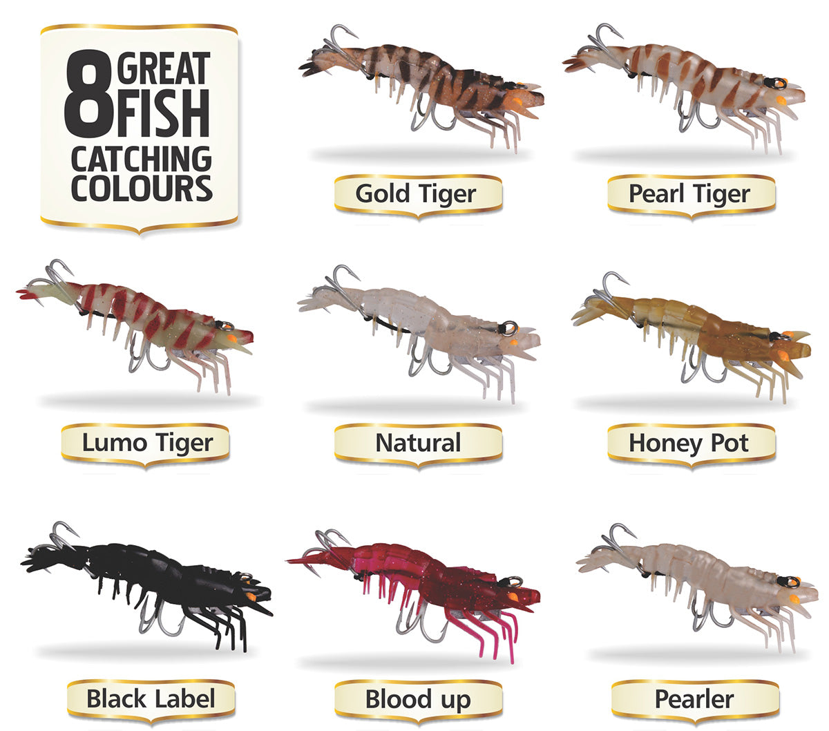 Prawnstar Junior Gold 12g Soft Plastic Lure