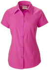 Columbia Silver Ridge Womens Short Sleeve Shirt Foxglove