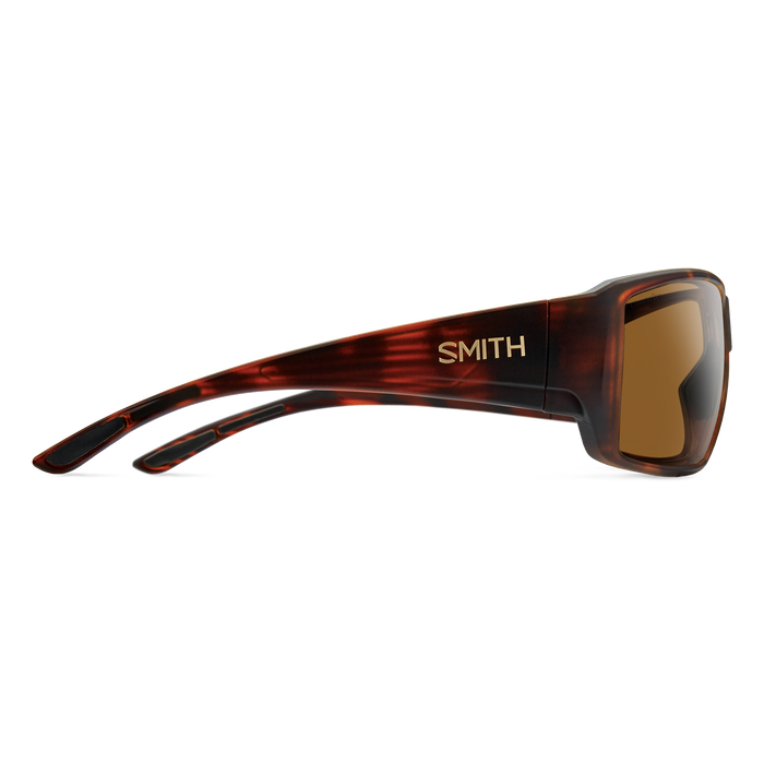 Smith Optics Guides Choice Matte Tortoise Frame Polarised Glass Brown Lens Performance Sunglasses