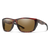 Smith Optics Longfin Matte Tortoise Frame Polarised Glass Brown Lens Performance Sunglasses
