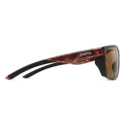 Smith Optics Longfin Matte Tortoise Frame Polarised Glass Brown Lens Performance Sunglasses