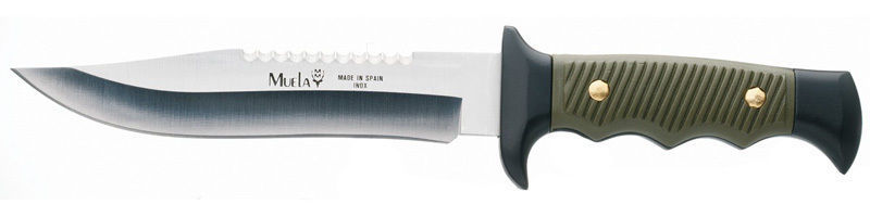 Muela Military Green Handle Hunting Knife YM5161