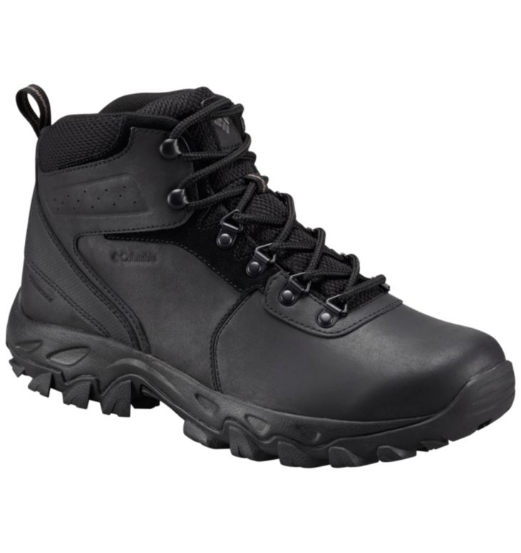 Columbia Newton Ridge Plus II Waterproof Mens Hiking Boots Black, Black