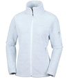 Columbia Fast Trek Womens White Dotty Fleece Jacket