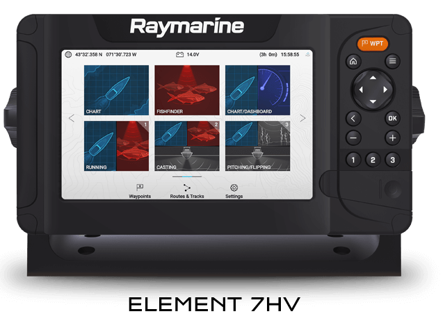 Raymarine Element 7HV Sonar GPS with HV100 Transducer - E70532-05-AUS