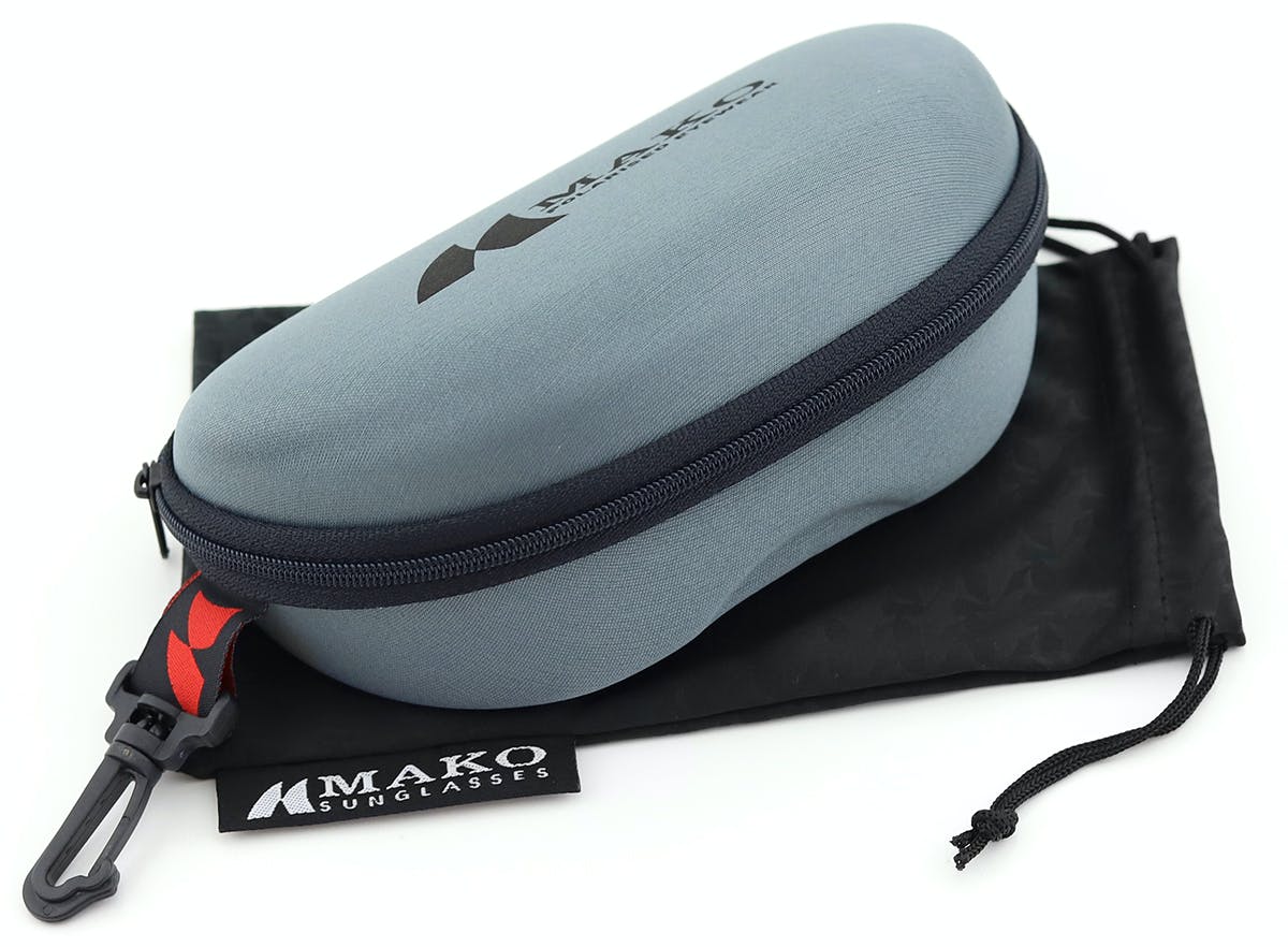 Mako Blade Matte White Frame HD Rose Green Glass Lens Polarised Sunglasses