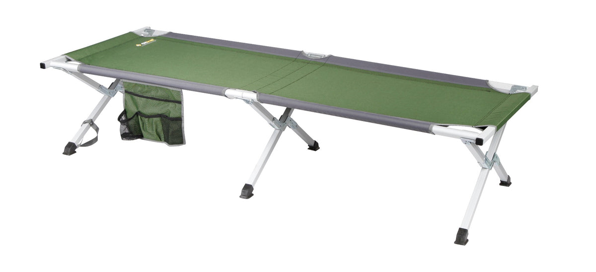 Oztrail Traditional Style Stretcher Bed with Carry Bag - Large