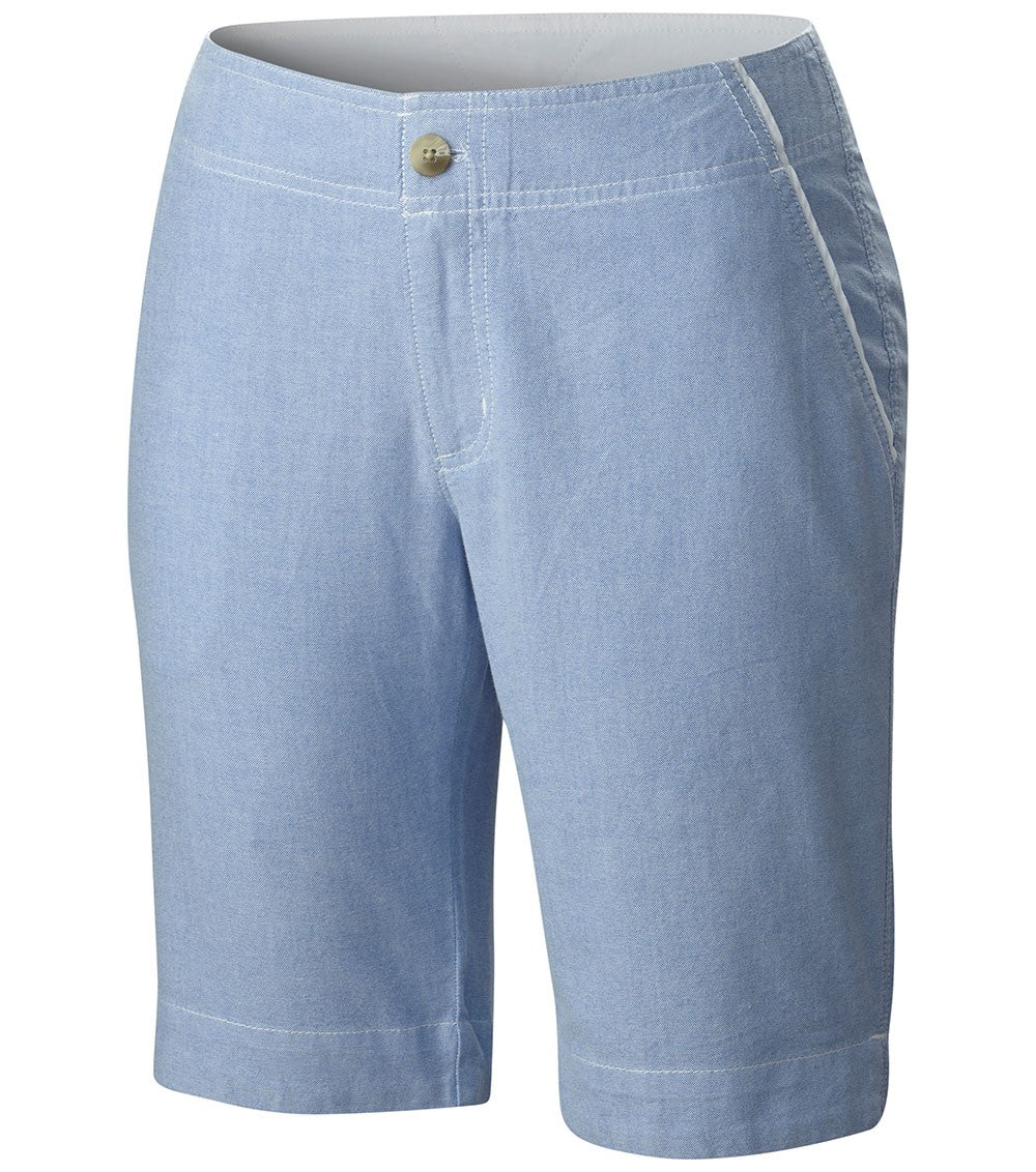 Columbia Solar Fade Womens Walk Shorts Vivid Blue