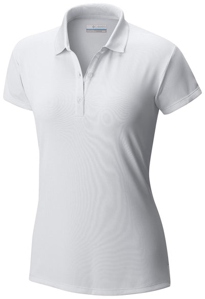 Columbia PFG Innisfree Short Sleeve Womens Polo Shirt White