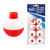 Jarvis Walker Red and White Clip on Fishing Float Assorted Value Pack