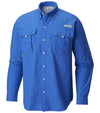 Columbia PFG Bahama II Long Sleeve Mens Shirt Vivid Blue