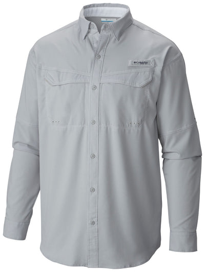 Columbia PFG Low Drag Offshore Long Sleeve Mens Shirt Cool Grey