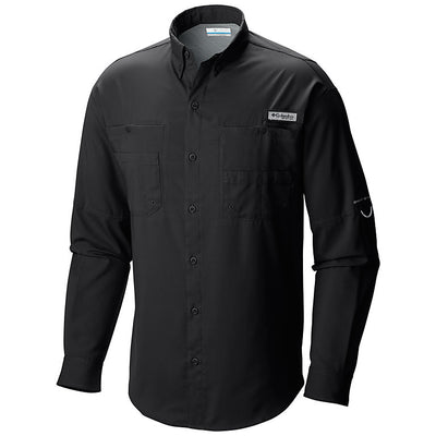 Columbia PFG Tamiami II Long Sleeve Mens Shirt Black