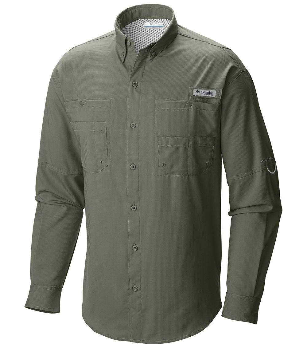 Columbia PFG Tamiami II Long Sleeve Mens Shirt Cypress