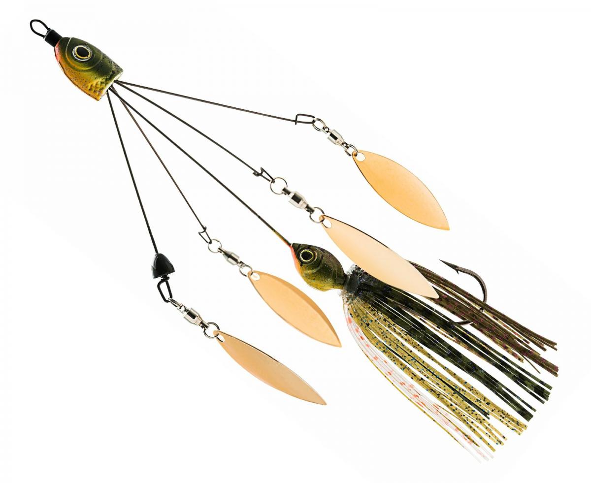 Zman Quadzilla Collapsible 4 Arm 3/4oz Spinnerbait - Bluegill