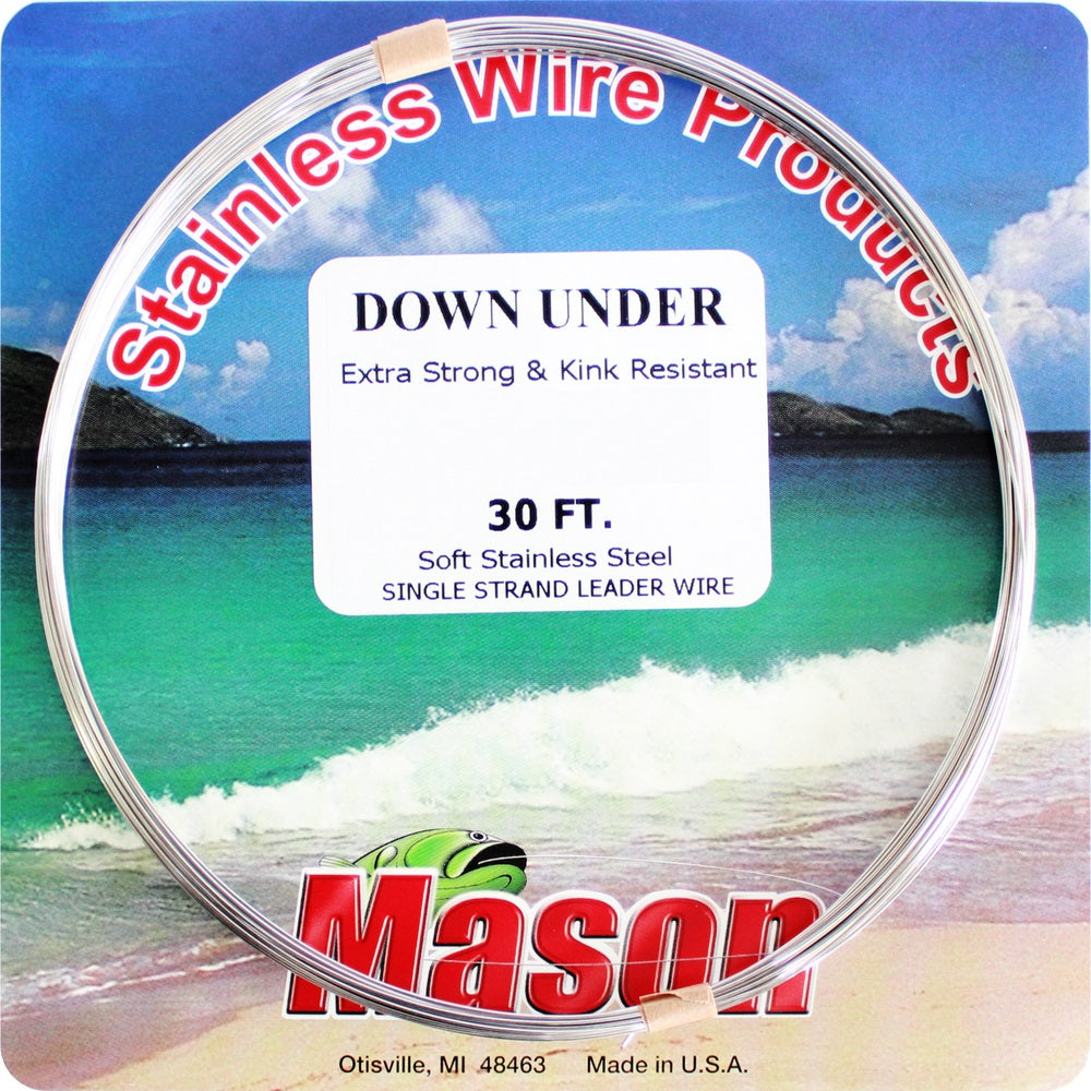 Mason Single Strand Downunder Stainless Steel Wire