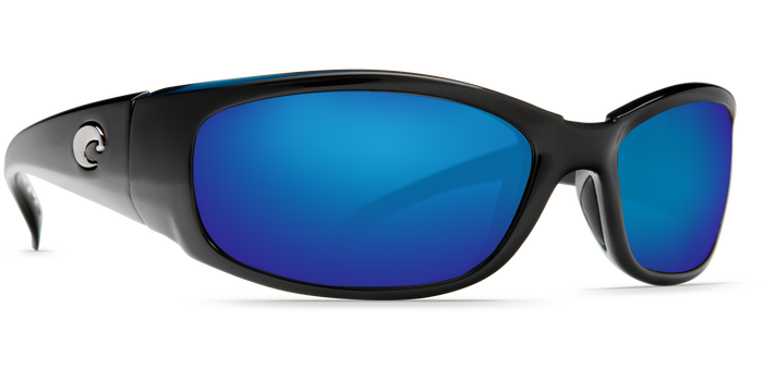 Costa Del Mar Hammerhead Black Frame Polarised Sunglasses - Blue Mirror Lense 400G