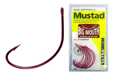 Mustad Ultra Point Wide Gap Red Croaker Hook Size 5/0 - Shop