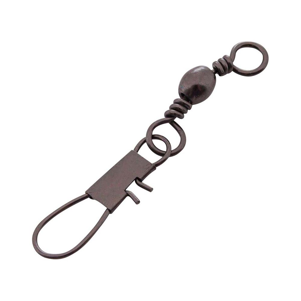 Instinct Black Barrel Interlock Snap Swivel Bulk Value Pack