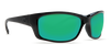 Costa Del Mar Jose Black Frame Polarised Sunglasses - Green Mirror Lense 400G
