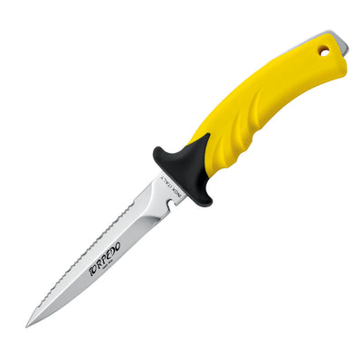 Mac Coltellerie Torpedo 11 Standard Dive Knife Yellow Handle - MAC03