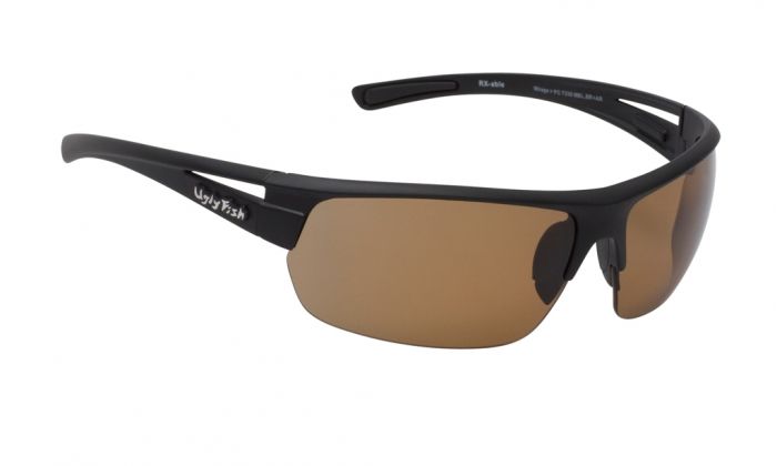 Ugly Fish PC7330 Mirage Matt Black Frame Frame Brown Lens Polarised Performance Sunglasses