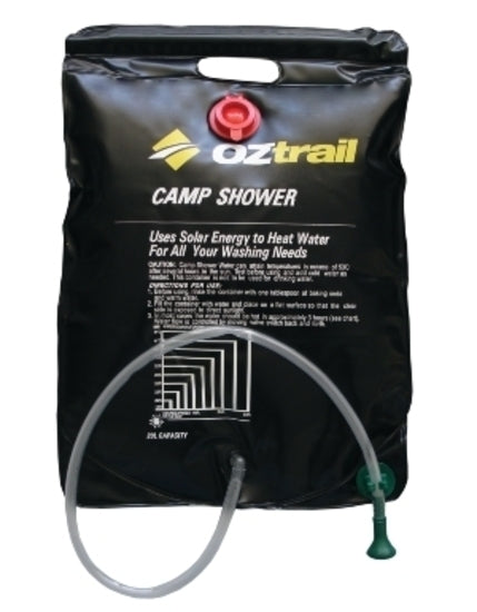 OZtrail Pioneer Solar Shower Outdoor Shower Bag