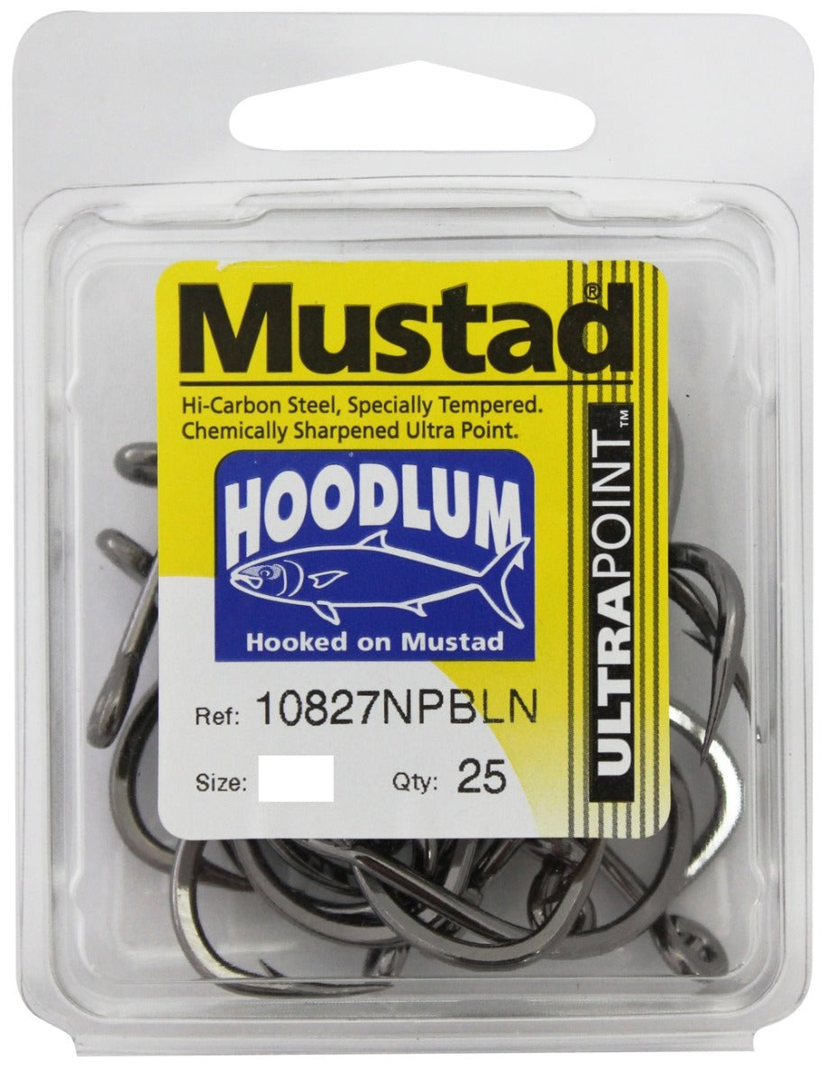 Mustad Hoodlum 10827NPBLN Hook 25 Pack