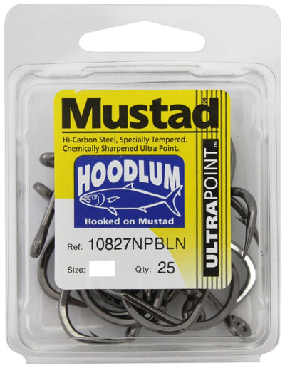 Mustad Hoodlum 10827NPBLN Hook 25 Pack