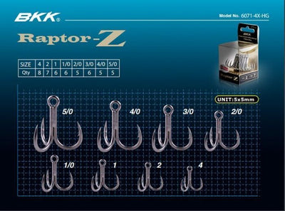 BKK Raptor-Z Treble Hook