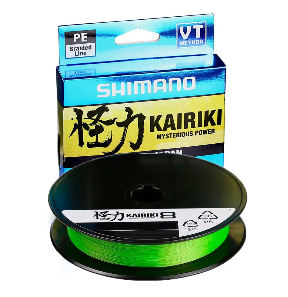 Shimano Kairiki 8 Braided Fishing Line 300m Green
