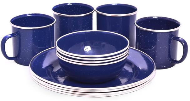 OZtrail Enanel Dinner Set