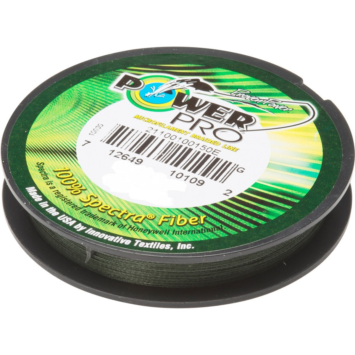 Power Pro 300yds Green Braided Fishing Line