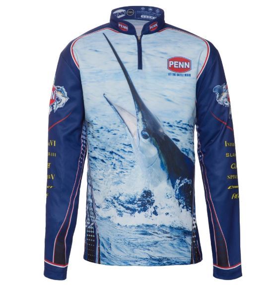 Penn Performance Long Sleeve Tech Jersey Marlin