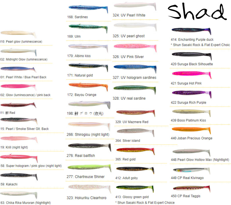 Ecogear Power Shad 4 inch Soft Plastic Fishing Lure