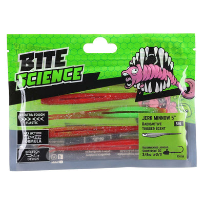 Bite Science Jerk Minnow Soft Plastic Lure 5 Inch