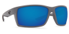 Costa Del Mar Reefton Matte Gray Sunglasses - Blue Mirror 580G