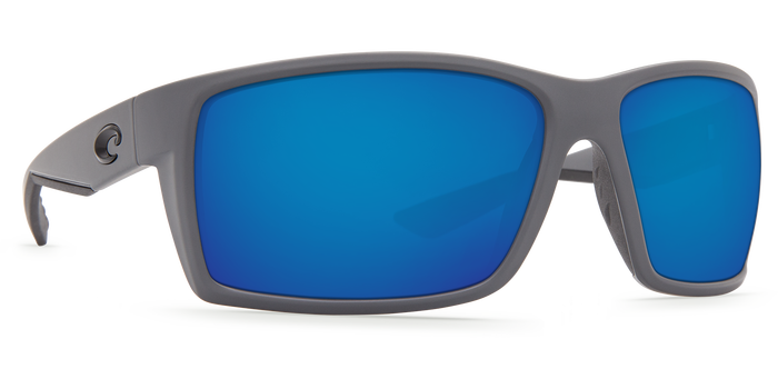 Costa Del Mar Reefton Matte Gray Sunglasses - Blue Mirror 580G