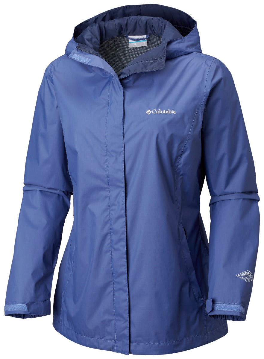 Columbia Arcadia II Womens Rain Jacket Blue