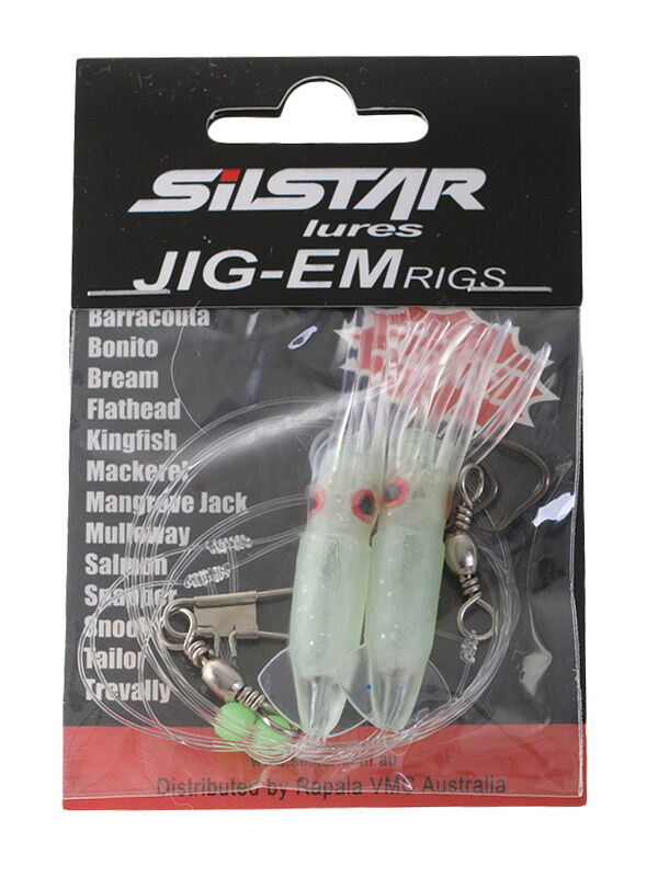 Silstar Jig Em Squid Pre Tied Rig