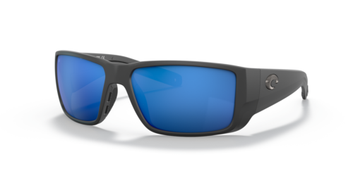 Costa Del Mar Blackfin Pro Matte Grey Frame Glass Lens Polarised Performance Sunglasses