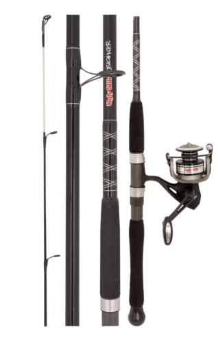 Ugly Stik Bigwater Spinning Combo, 10' Length, Medium Heavy Power, 2 Pieces  - 726940, Spinning Combos at Sportsman's Guide