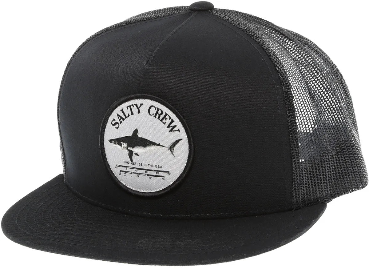 Salty Crew Bruce Trucker Cap Hat Black