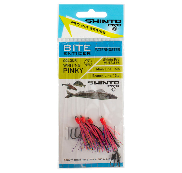 Shinto Pro Bite Enticer Paternoster Circle Hook Snatch Pre Tied Rig Small