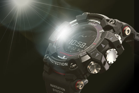 CASIO G-SHOCK 2018 Rangeman Green GPS Navigation Solar Assisted Watch - GPR-B1000-1BDR