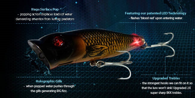 Balista S-Pop 75mm Flashing LED Hard Body Lure