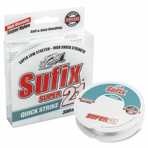 Sufix Super 21 Low Stretch Monofilament Line 300m
