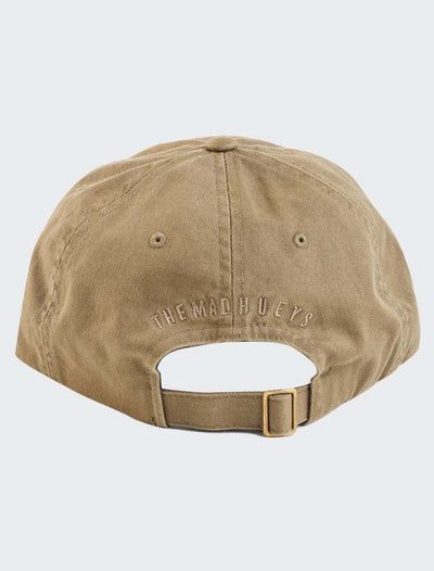 The Mad Hueys The Captain Unstructured Strapback Hat Cap Dusty Green